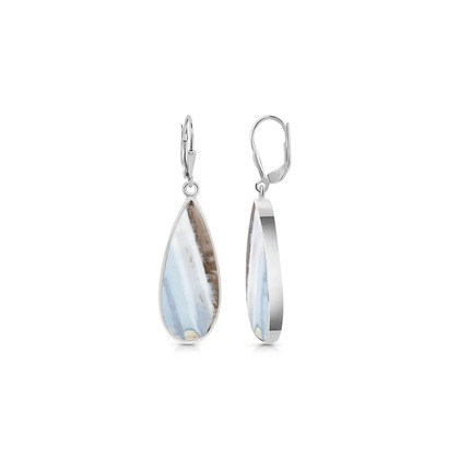 Celestial Glow: Handcrafted Blue Opal Jewelry